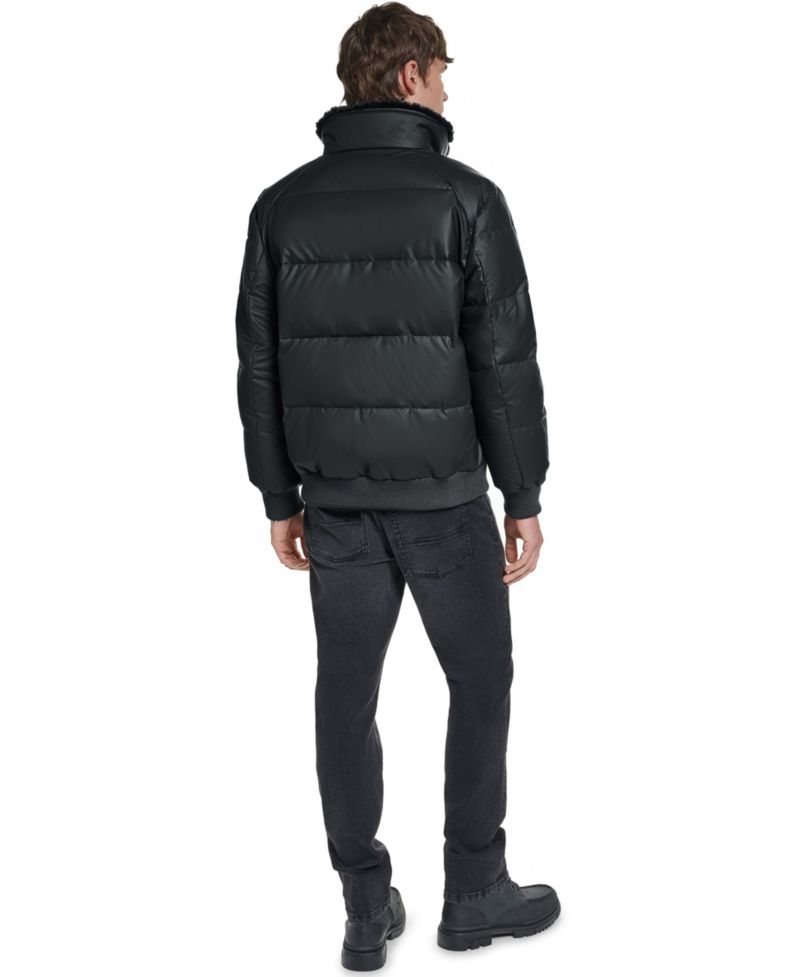 Men's Bomber Jacket with Sherpa Collar