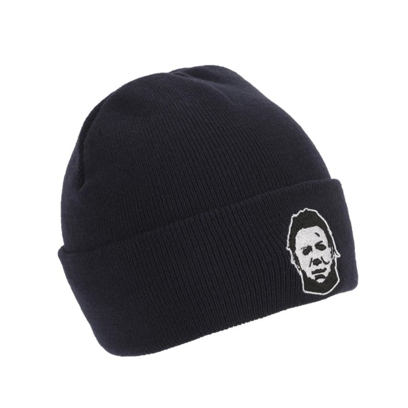 Men's John Carpenter s Michael Myers Navy Cuff Beanie.