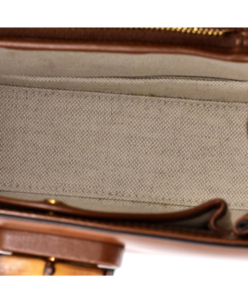Small Bamboo 1947 Top Handle Bag Leather