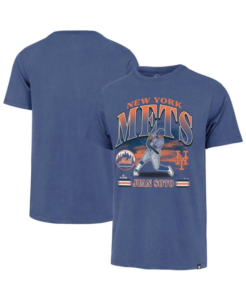 Men's Juan Soto Royal New York Mets Big & Tall Distressed T-Shirt