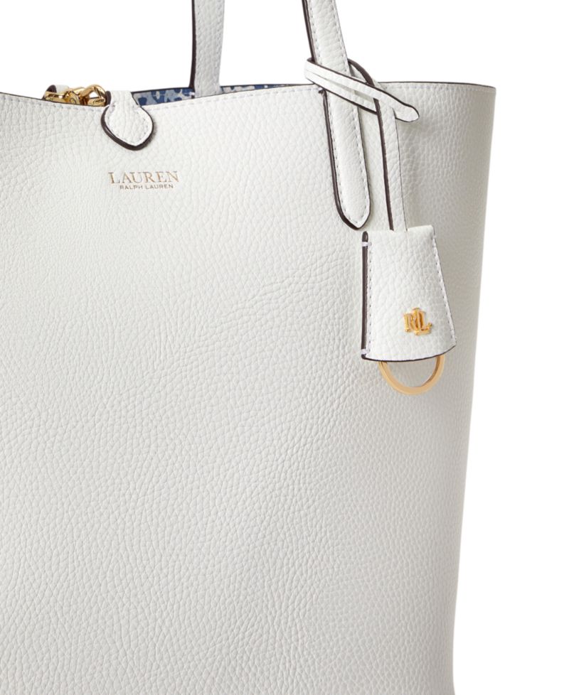 Faux-Leather Reversible Extra Large Tote Handbag