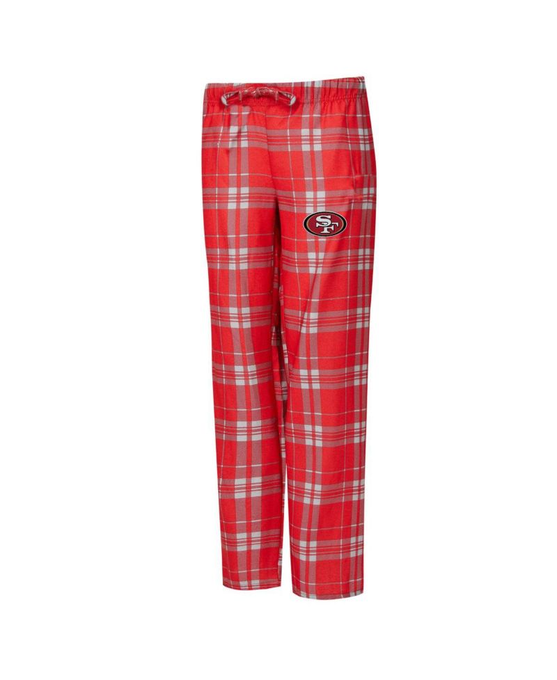 Women's 2-Piece Heather Gray/Scarlet San Francisco 49ers Regulate Plaid Tank Top and Pants Sleep Set