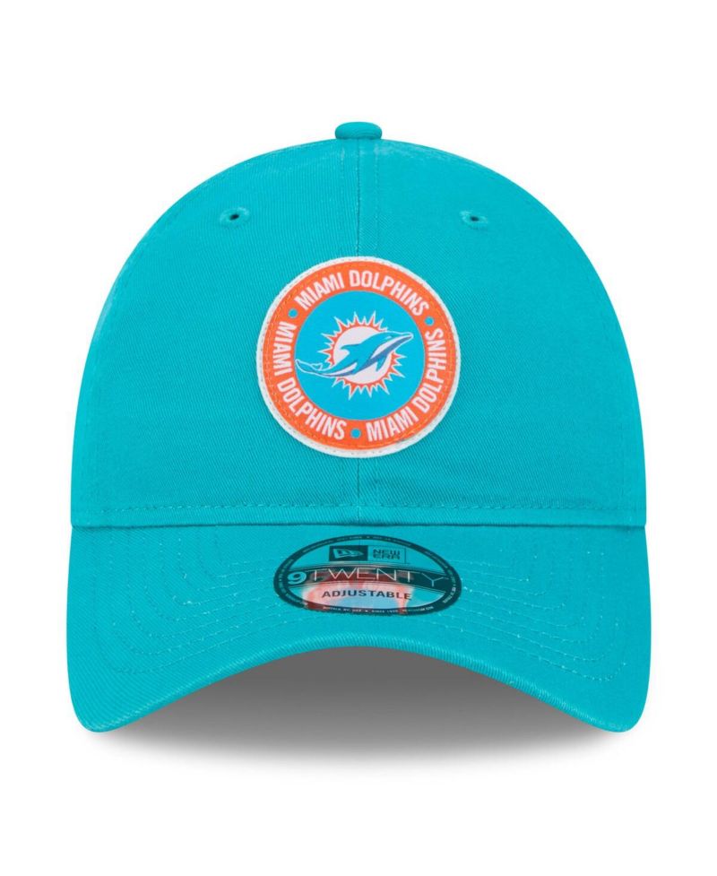 Men's Aqua Miami Dolphins 2024 Sideline 9TWENTY Adjustable Hat
