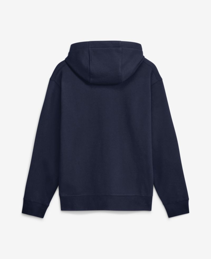 Men's Navy Michigan Wolverines Primetime Arched Club Fleece Pullover Hoodie