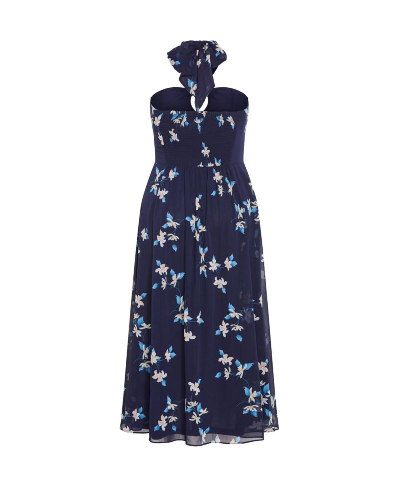 Plus Size Everfree Floral Print Maxi Dress