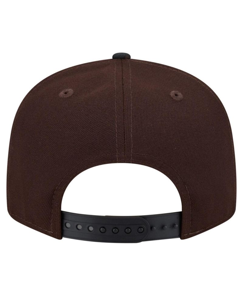 Men's Dark Brown Detroit Lions Burnt Wood Camo 9FIFTY Snapback Hat