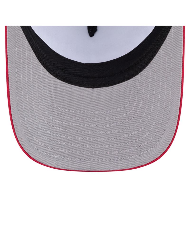 Men's White/Red Philadelphia Phillies Foodie A-Frame 9FIFTY Trucker Snapback Hat