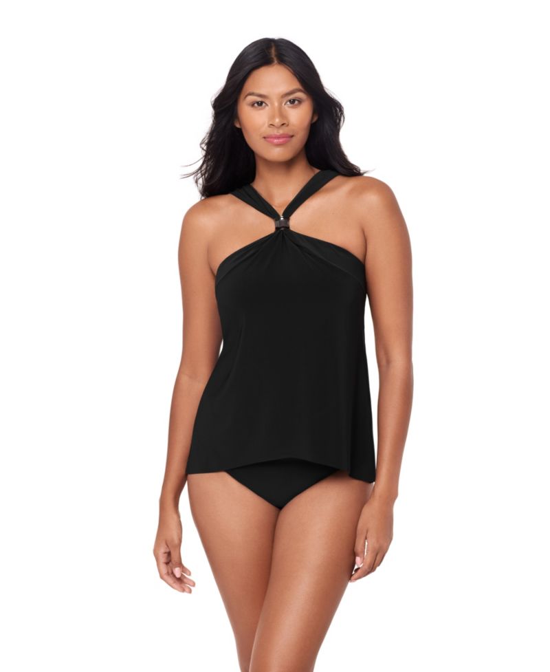 Women's Solid Faye Underwire Tankini Top