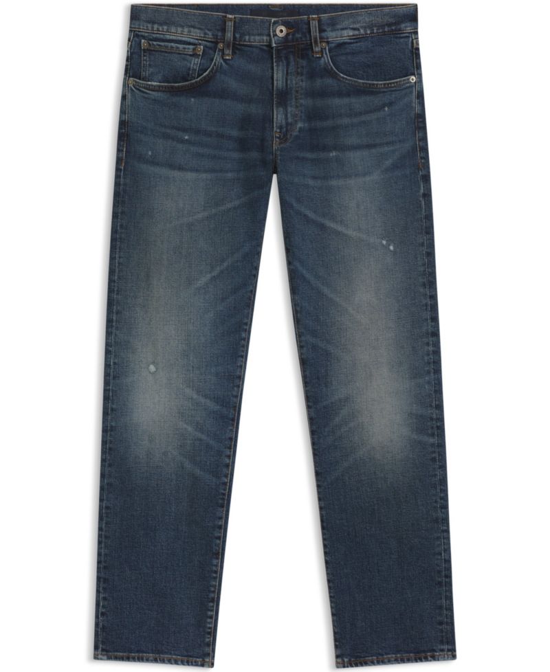 BECKHAM x BOSS Men's Blue Stretch Slim-Fit Denim Jeans