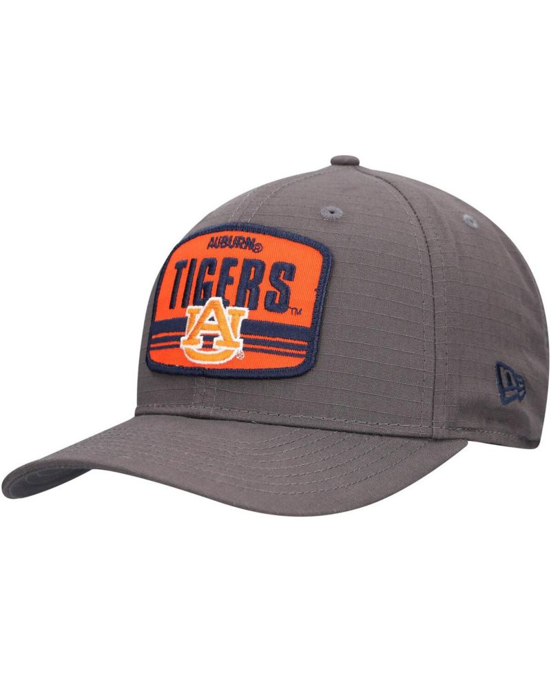 Men's Charcoal Auburn Tigers Team Elevated 9SEVENTY Adjustable Hat