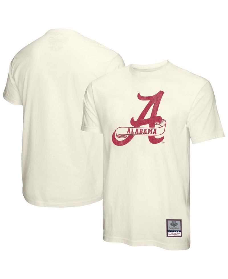 Men's Cream Alabama Crimson Tide Vintage Tone T-Shirt