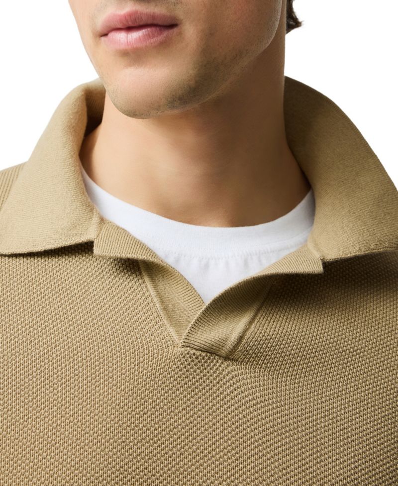 Men's Avalon Cotton Knitted Polo Shirt