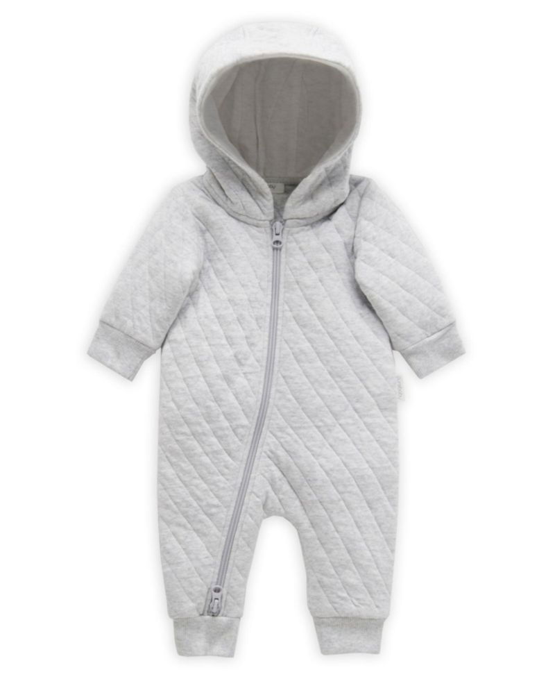Baby Boy and Baby Girl Quilted Coverall