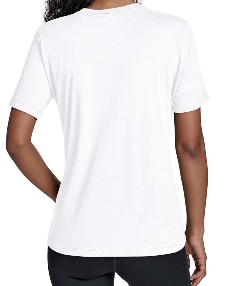 Women's White San Francisco Giants Team Stripe T-Shirt