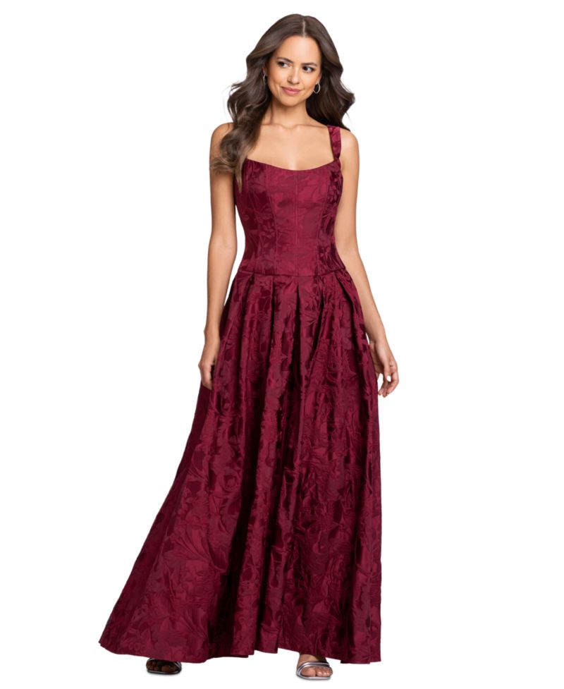 Women's Floral A-Line Gown