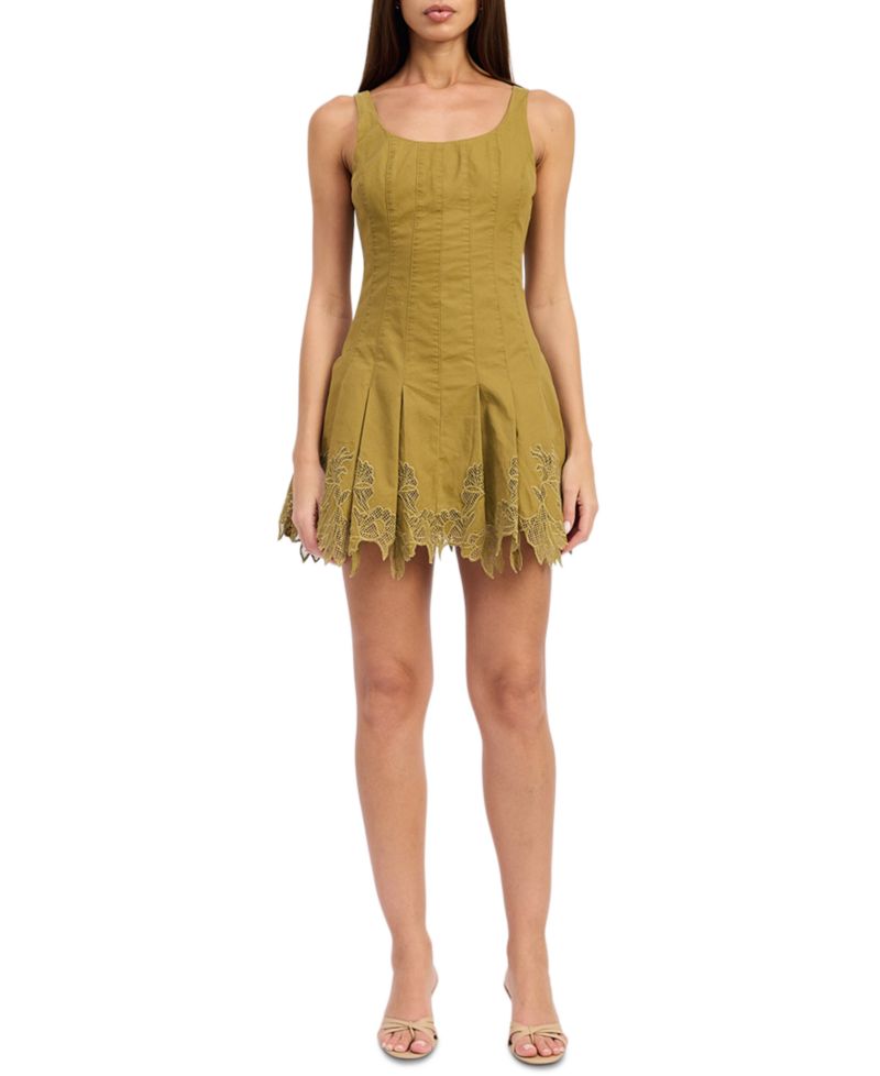 Women's Elin Embroidered Sleeveless Mini Dress