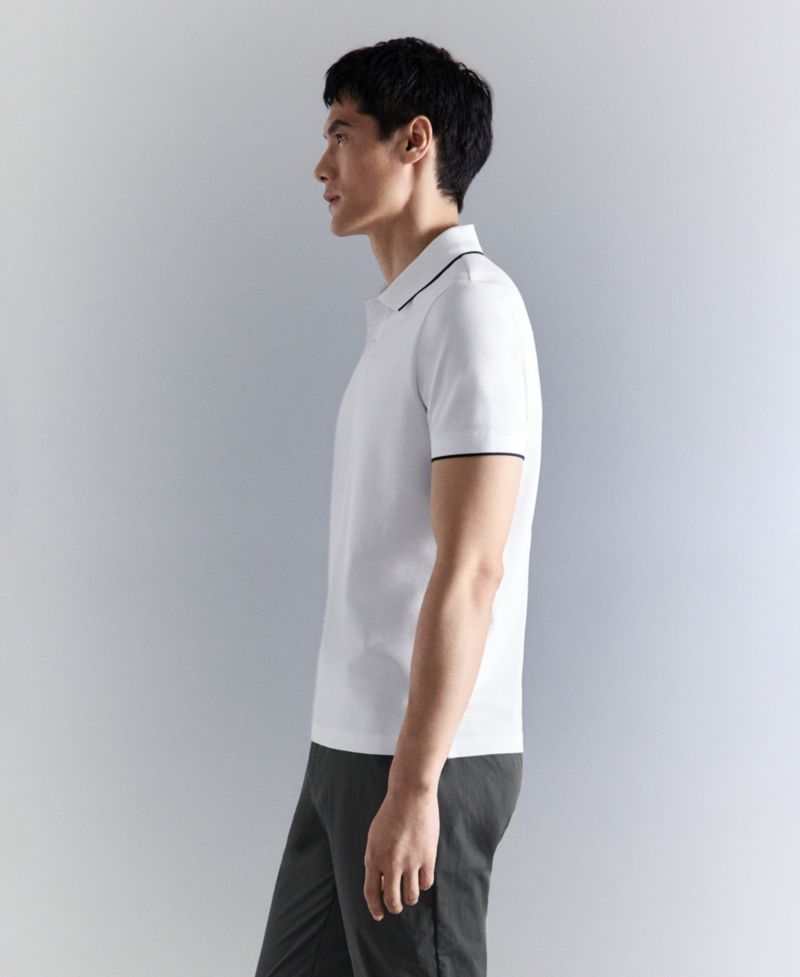 Men's Comfort Stretch Pique Polo Shirt