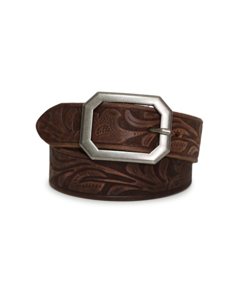 Women's Stand By Me Embossed Leather Belt