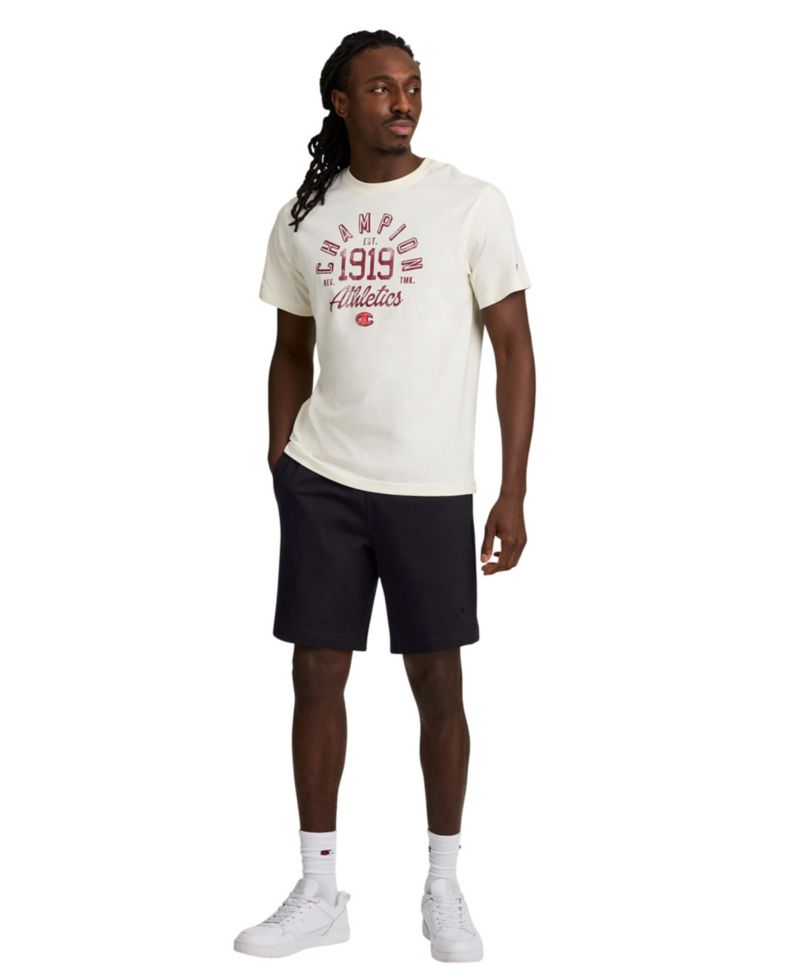 Men's Jersey Embroidered C Logo Shorts, 7" Inseam