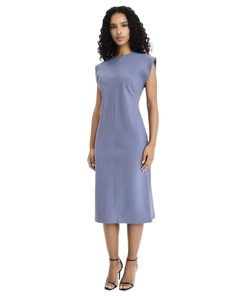 Women's Cap-Sleeve Midi Dress