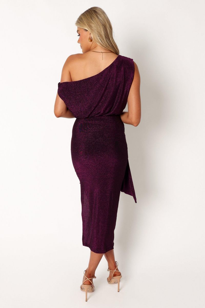 Womens Santiago Off Shoulder Midi Dress