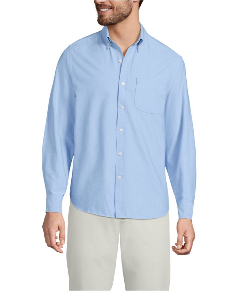 Men's Long Sleeve Easy Fit Sail Rigger Oxford Shirt