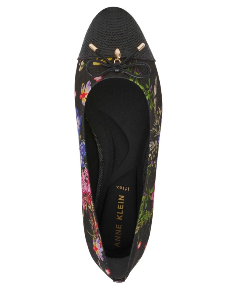 Women's Luci Floral Cap Toe Ballet Flats