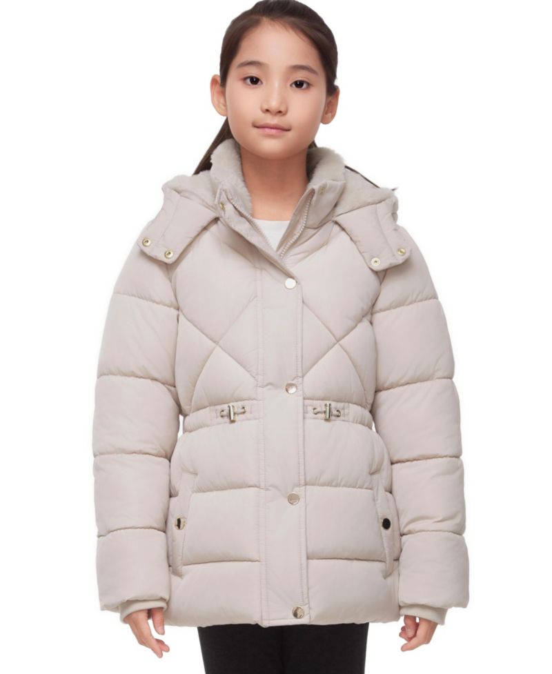 Little and Big Girls' Timeless Quilted Coat