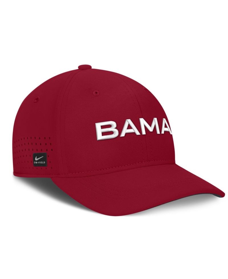 Men's Crimson Alabama Crimson Tide Gameday Aerobill Swooshflex Dri-FIT Hat