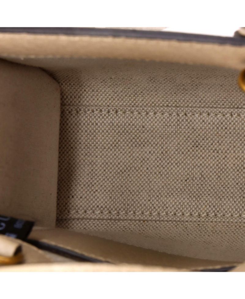 Mini Interlocking G Patch Tote GG Coated Canvas