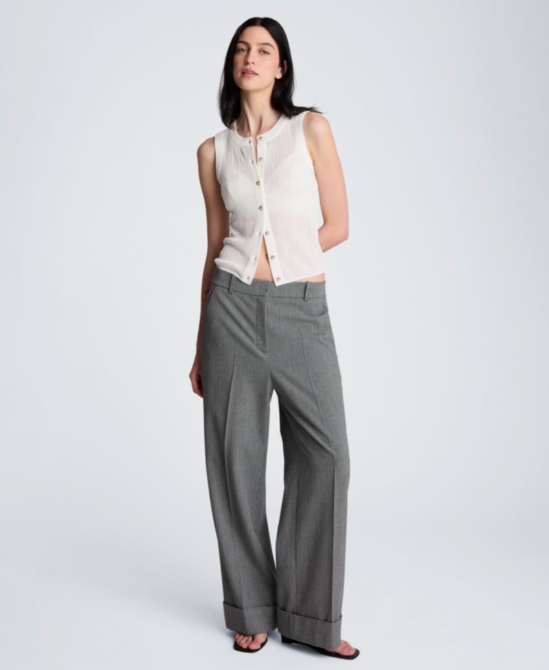 Women's High-Rise Wide-Leg Pants