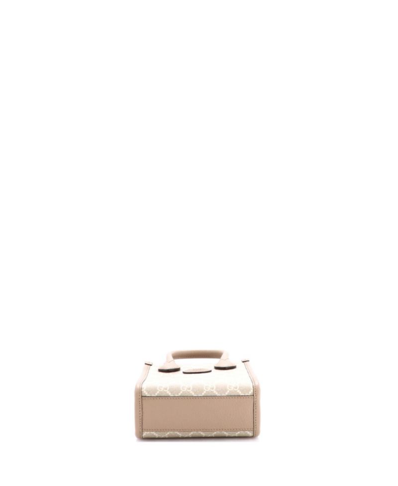 Mini Interlocking G Patch Tote GG Coated Canvas