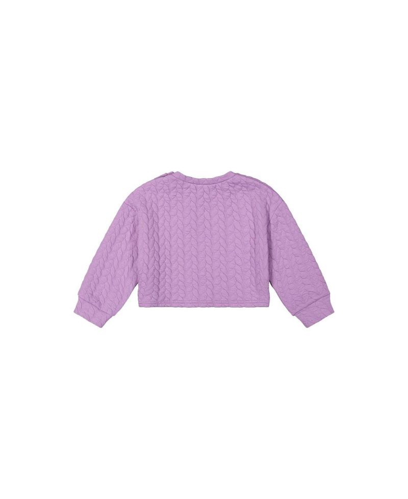 Girls' (6–14) Jacquard Sweatshirt