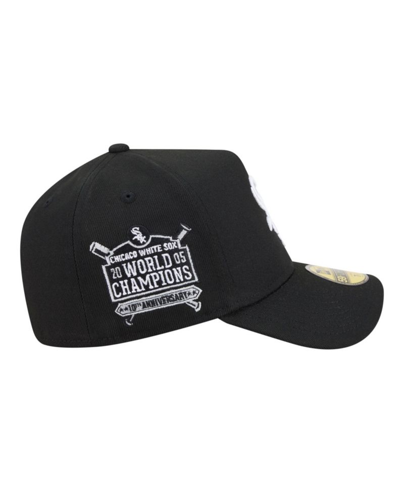 Men's Black Chicago White Sox A-Frame 59FORTY Fitted Hat