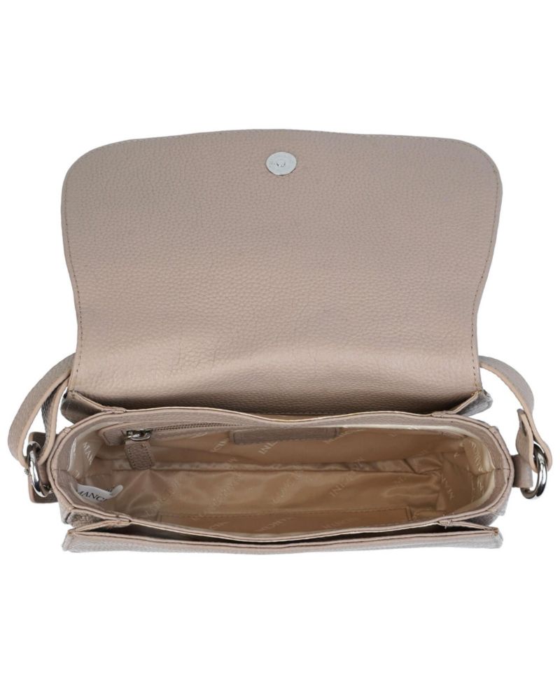 Pebbled Isabella Leather Crossbody Handbag