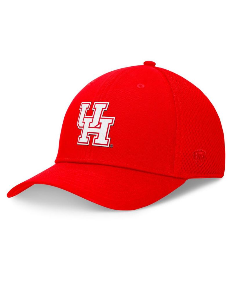 Men's Red Houston Cougars Spacer Flex Hat