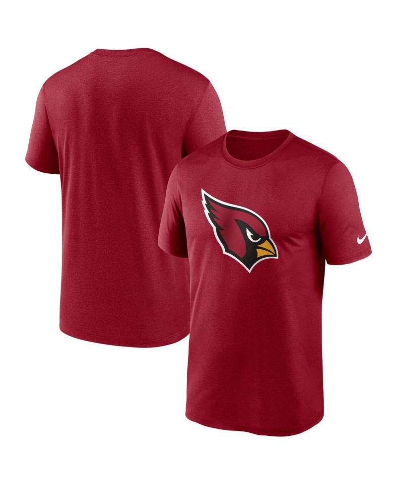 Men's Cardinal Arizona Cardinals Legend Logo Performance T-shirt
