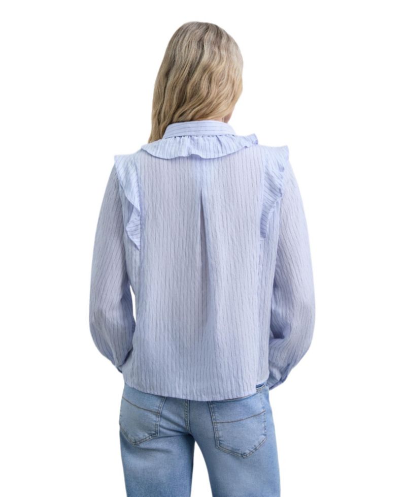 Women's Stripesfrill Shirt