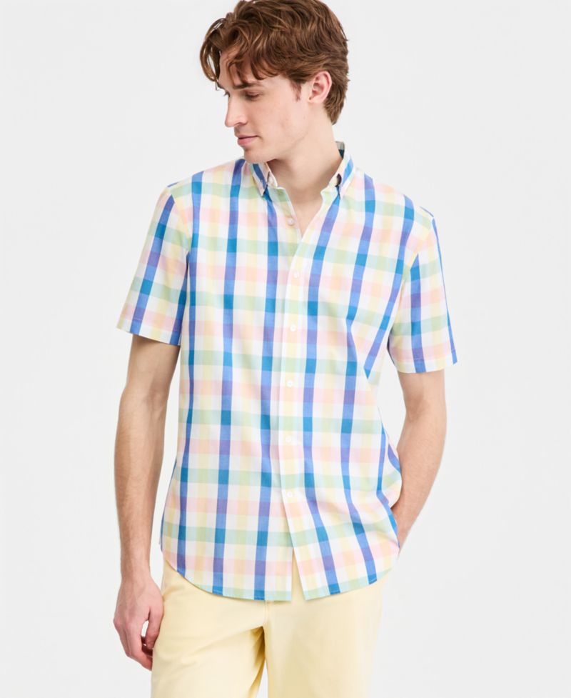 Men's Printed Short-Sleeve Shirt