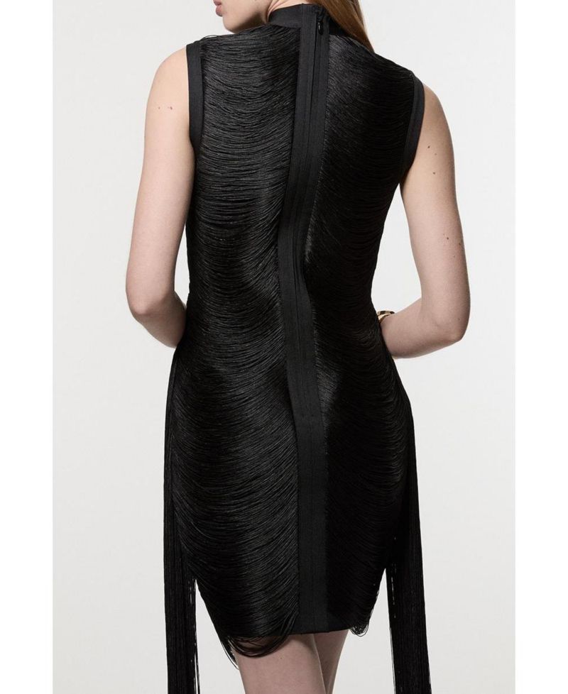 Women's Knit Tassel Mini Dress