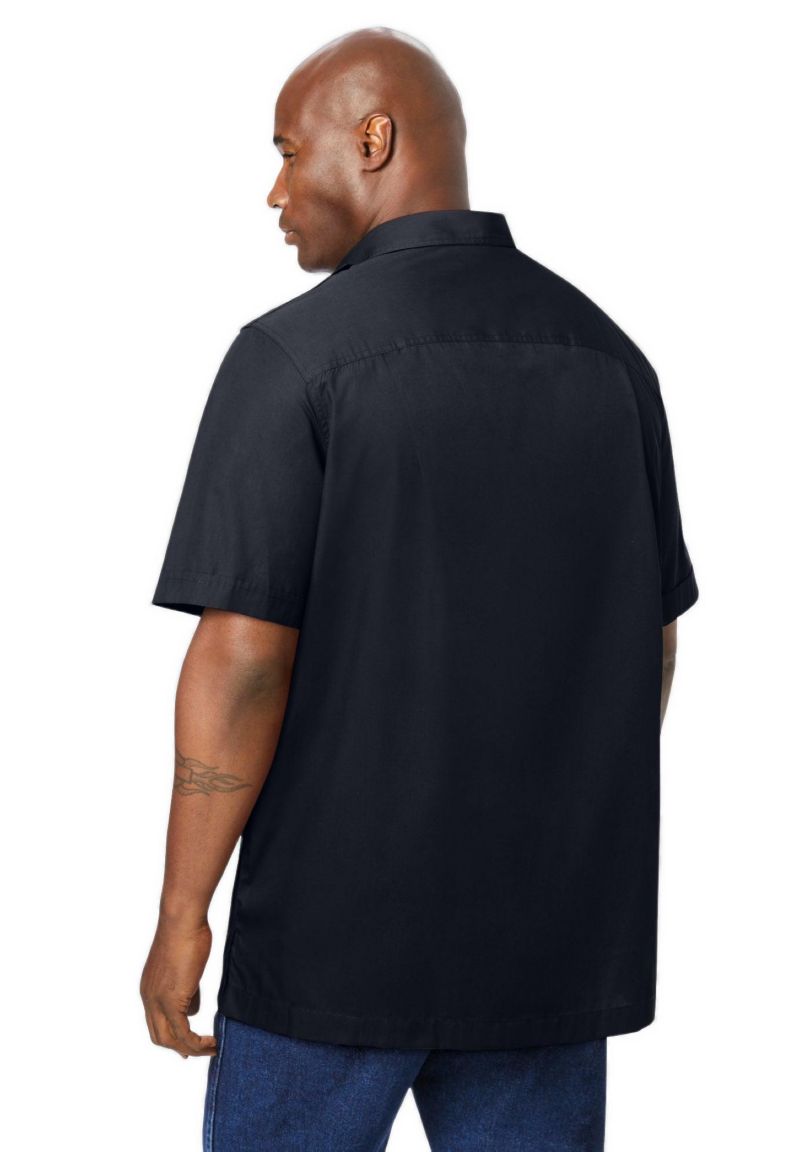 Men's by KingSize Short-Sleeve Pilot Shirt