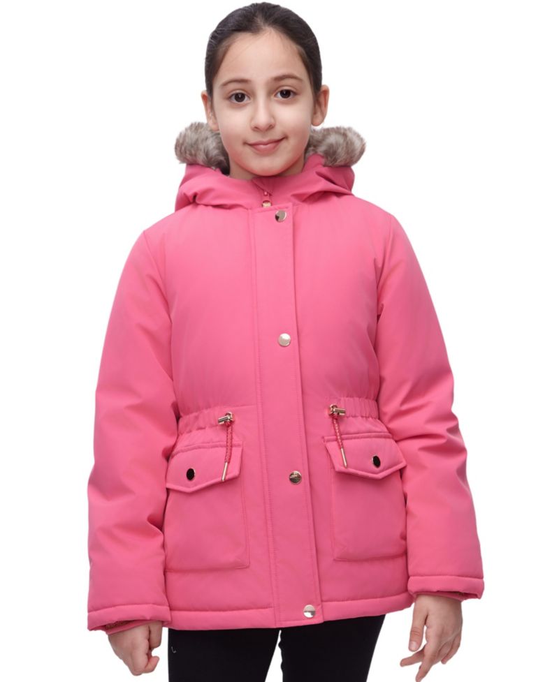 Girls (4-16) Sherpa Fleece Lined Parka Coat