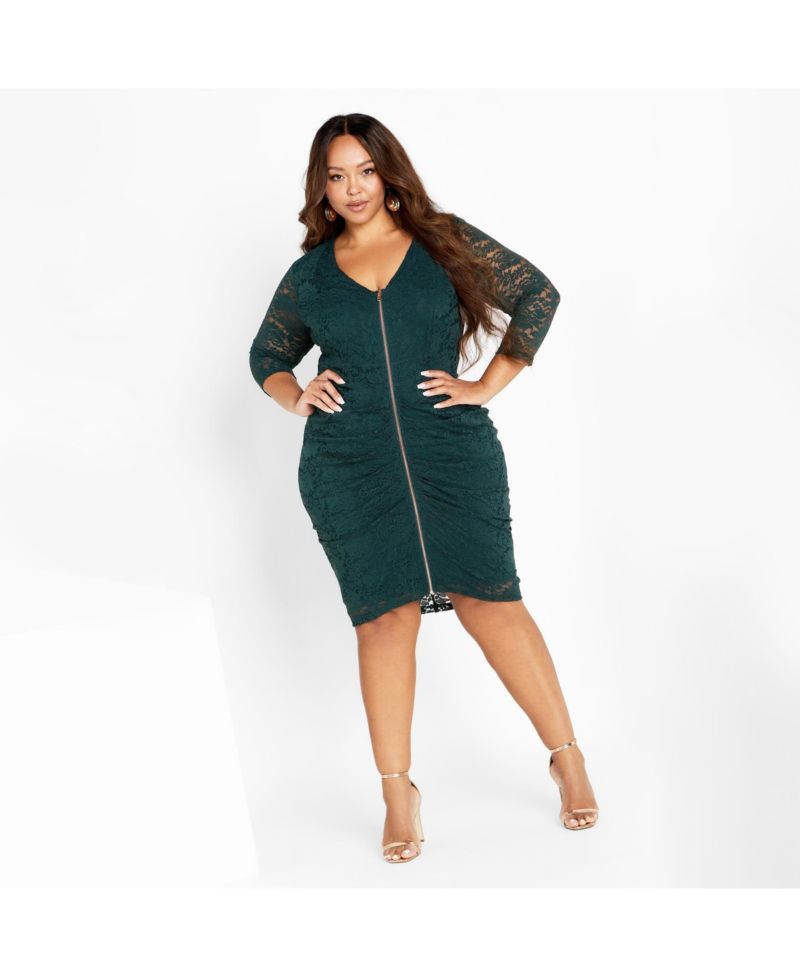 Women's Lacey Zip Dress
