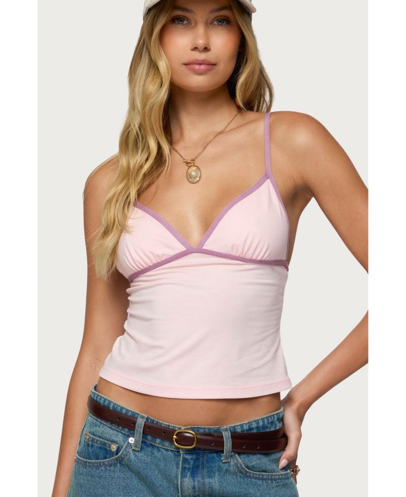 Womens Leona Contrast Tank Top