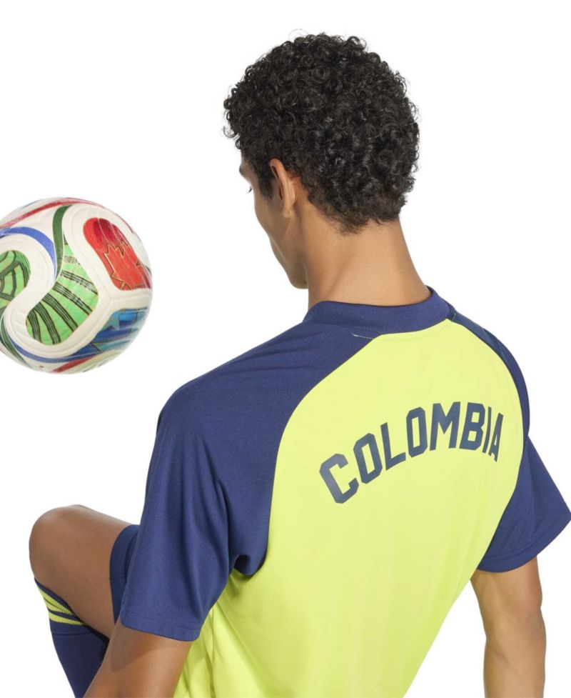 Men's Yellow Colombia National Team 2026 Pre-Match Jersey
