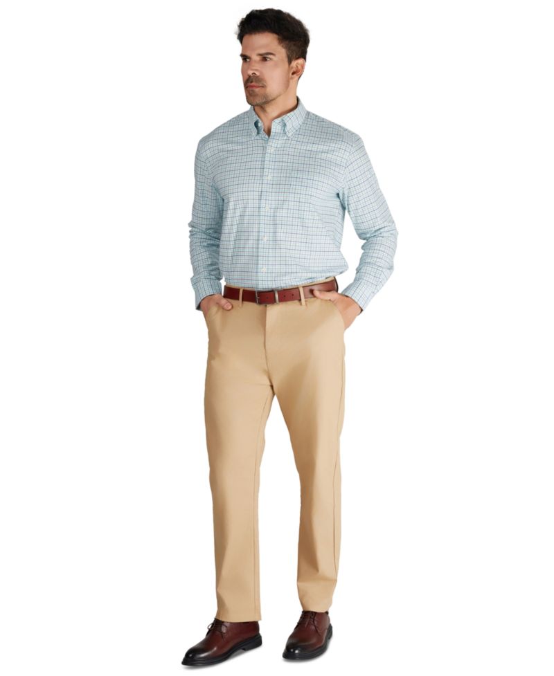 Men's Fashion Poplin Henry Shirt
