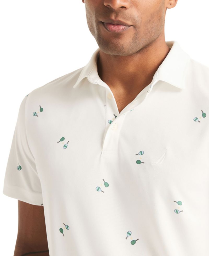 Men's Paddle Print Golf Polo Shirt