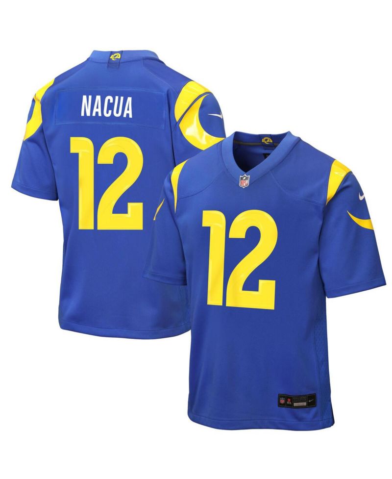 Big Boys and Girls Puka Nacua Royal Los Angeles Rams Game Jersey