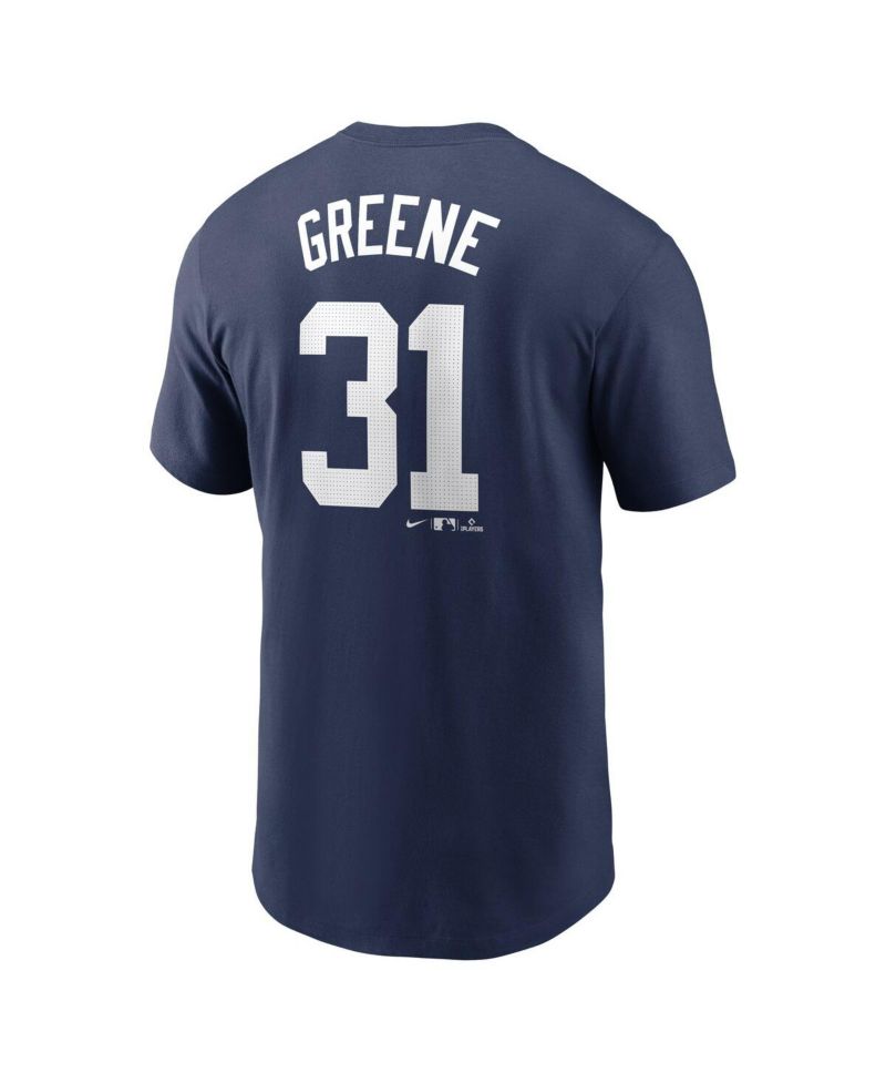 Men's Riley Greene Navy Detroit Tigers Fuse Name & Number T-Shirt