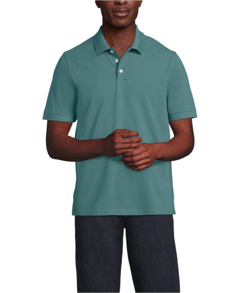 Men's Short Sleeve Performance Mesh Pique Polo